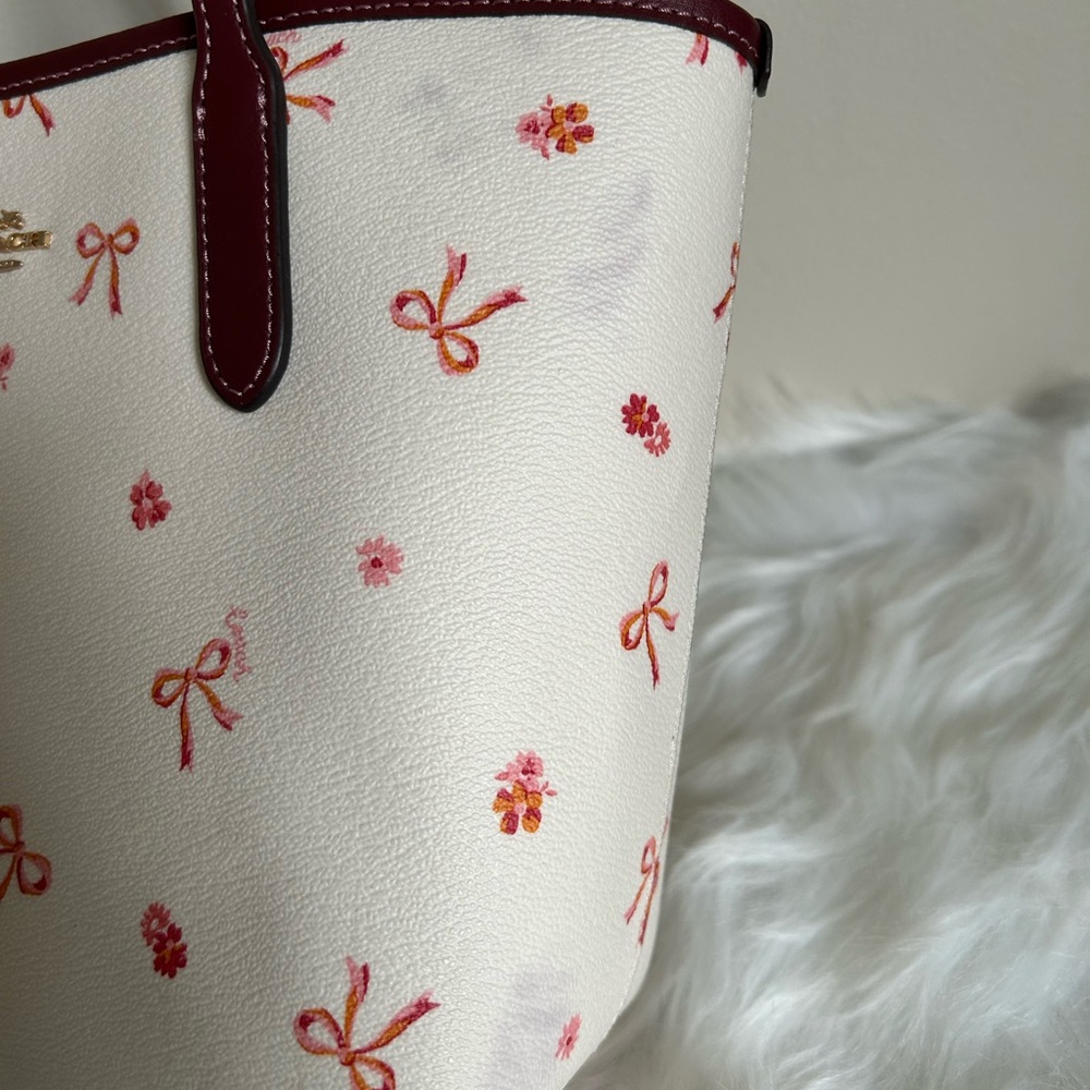 SOLD!Coach Mini Tote City with Bow Tie Print - Picture 11 of 11